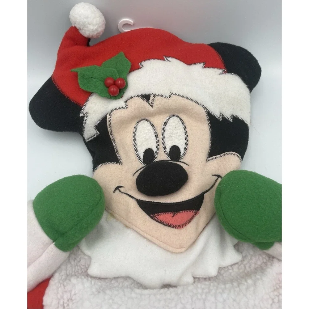 Vtg. Mickey Mouse Advent Calendar Disney Gemmy Ind. Talking Christmas Countdown